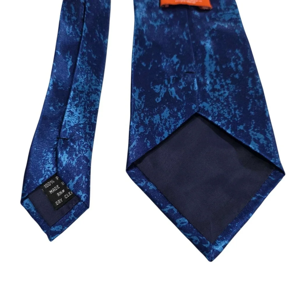 Nickelodeon Spongebob Employee of the Month‎ Blue Pattern Tie 58